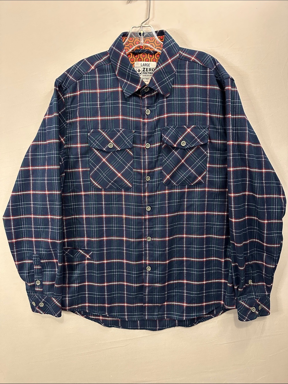 Zero Foxtrot Men's Plaid Button-Down Shirt